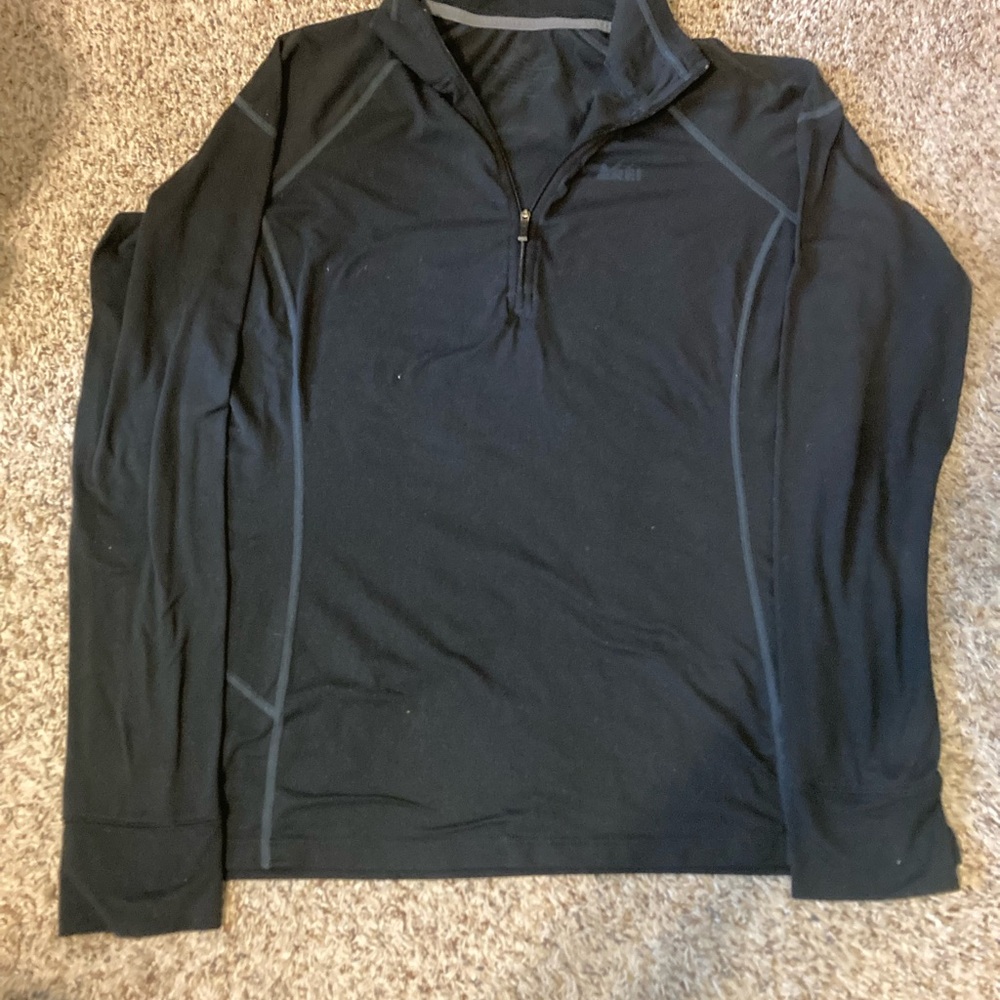REI Black Long Sleeve Women's Top